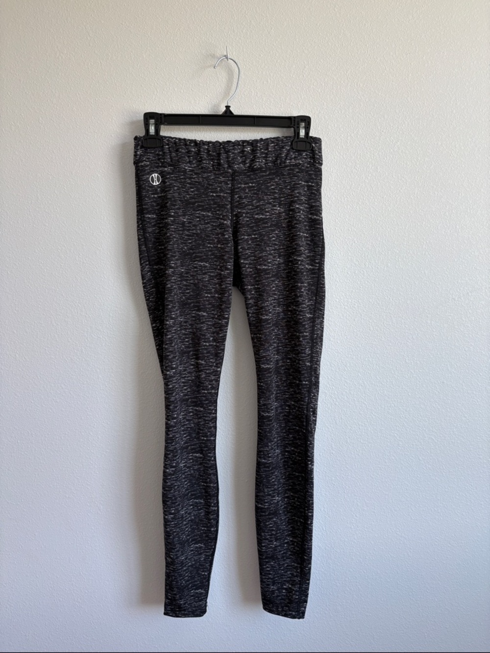 Holloway Black Heather Girls' Stretch Leggings